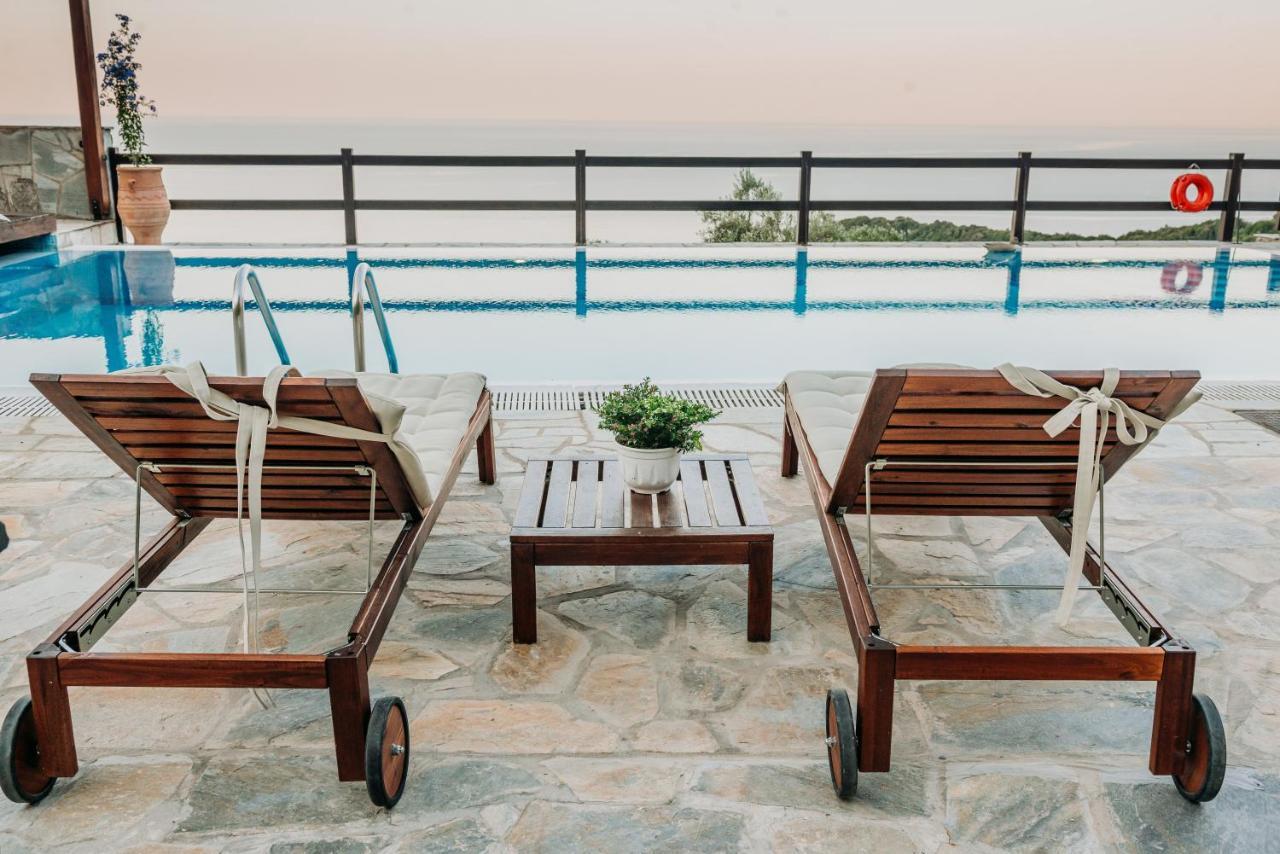Elysian Luxury Villa Pelion Tsagarada Exterior photo