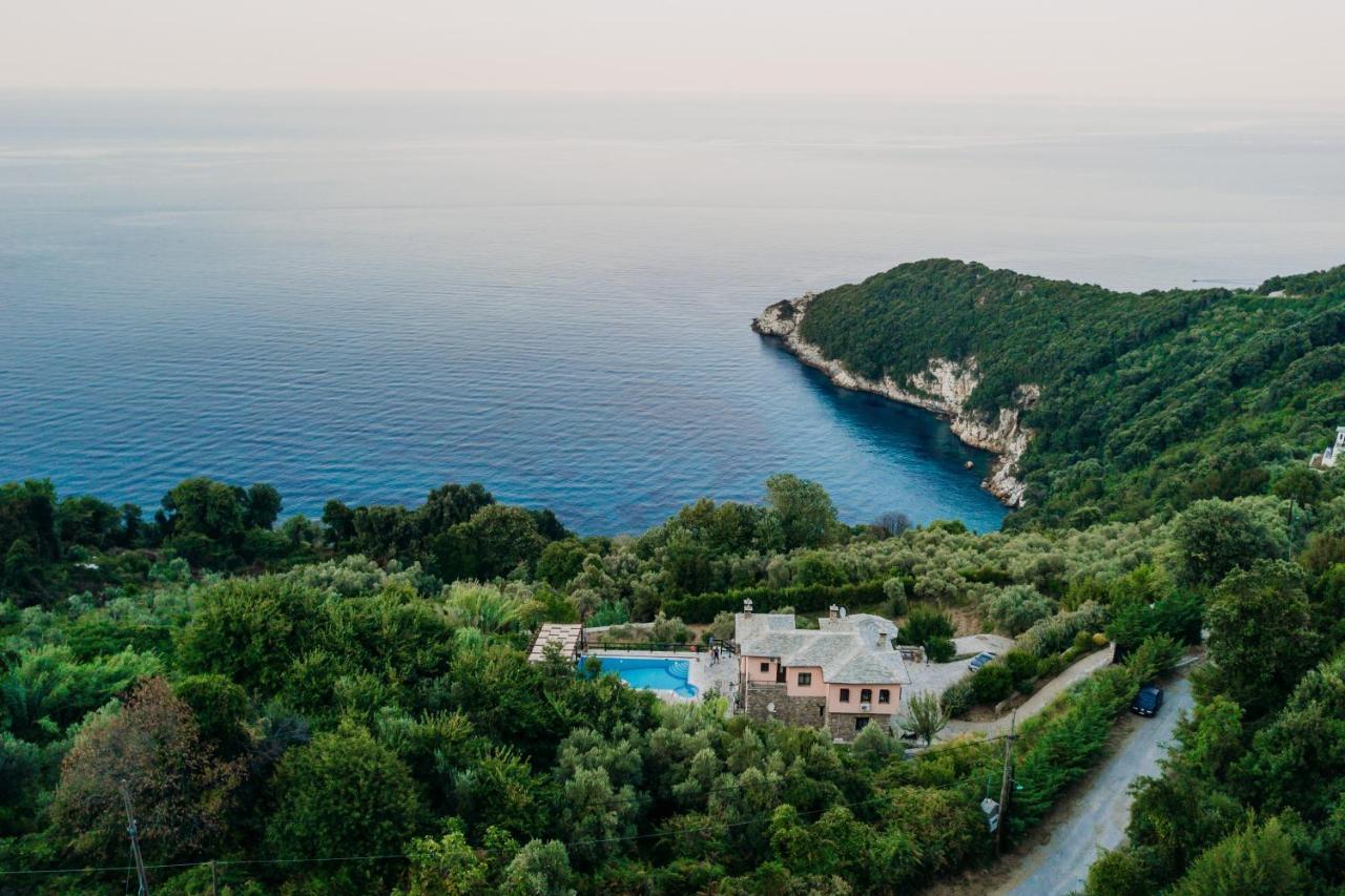 Elysian Luxury Villa Pelion Tsagarada Exterior photo