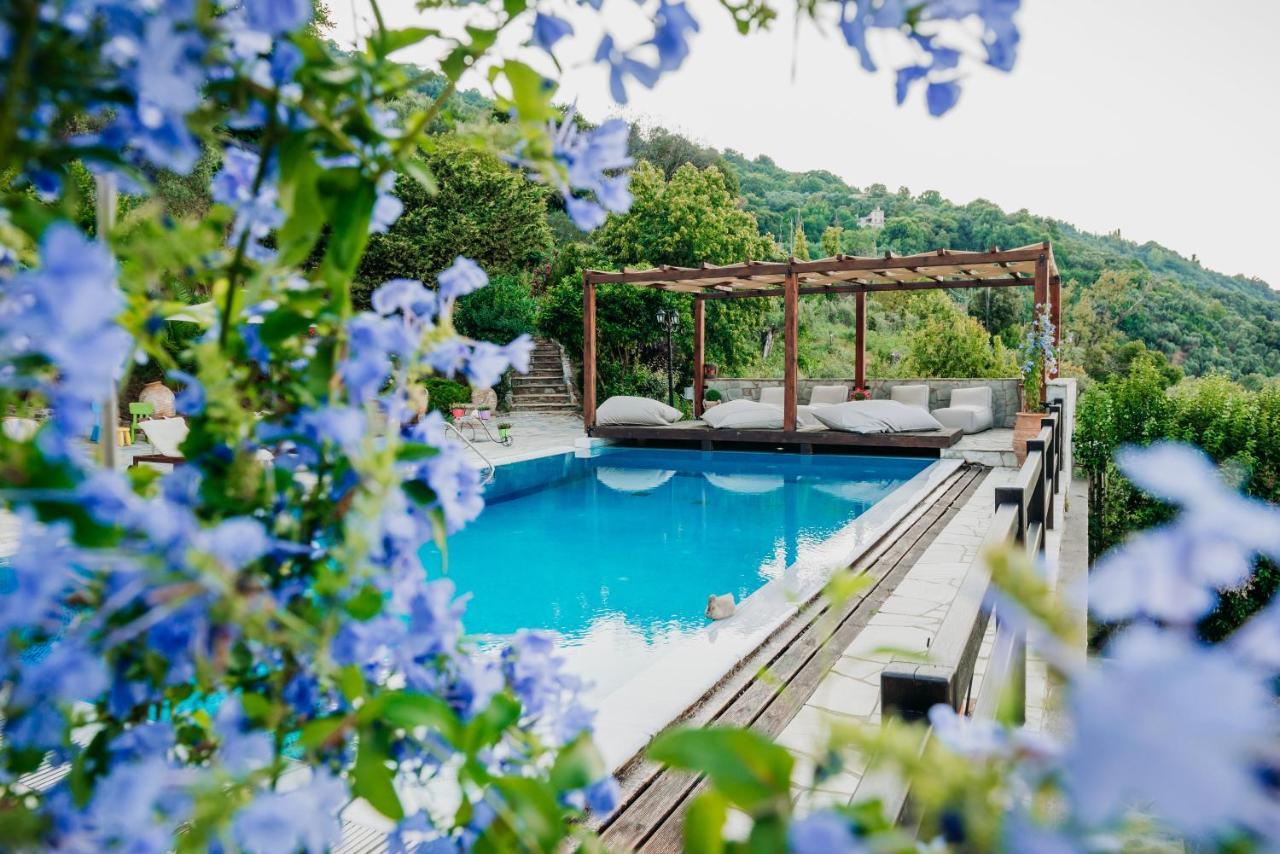 Elysian Luxury Villa Pelion Tsagarada Exterior photo