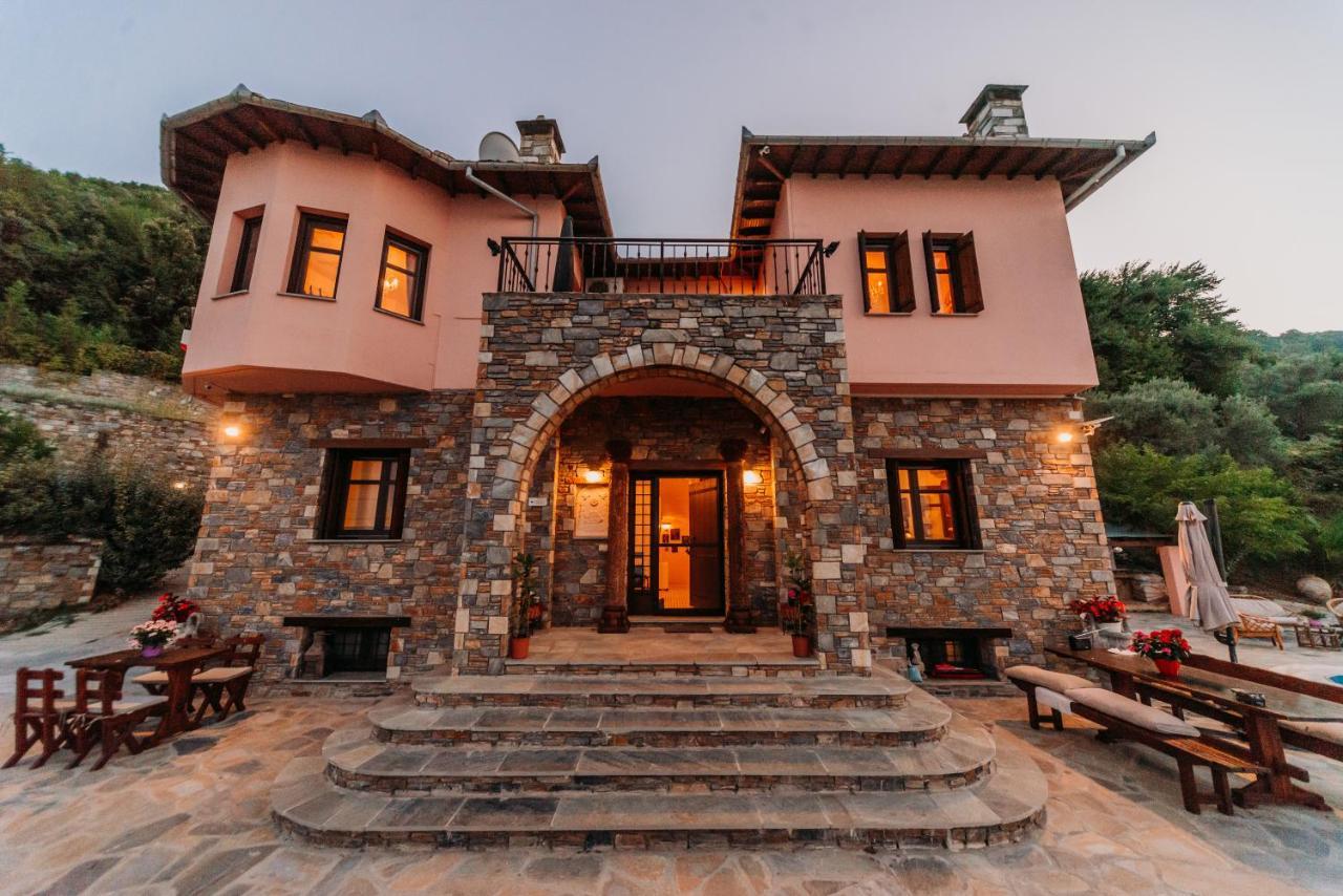 Elysian Luxury Villa Pelion Tsagarada Exterior photo