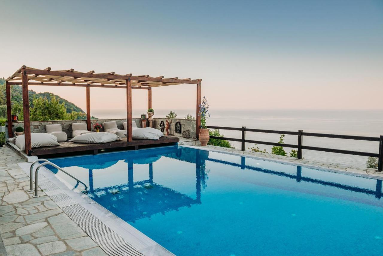 Elysian Luxury Villa Pelion Tsagarada Exterior photo